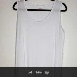 LuLaRoe Tank Top NWT 3XL White